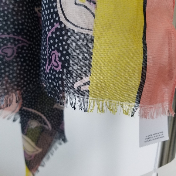 Loft The Long Scarf Tulip Heart Wrap - Picture 4 of 12